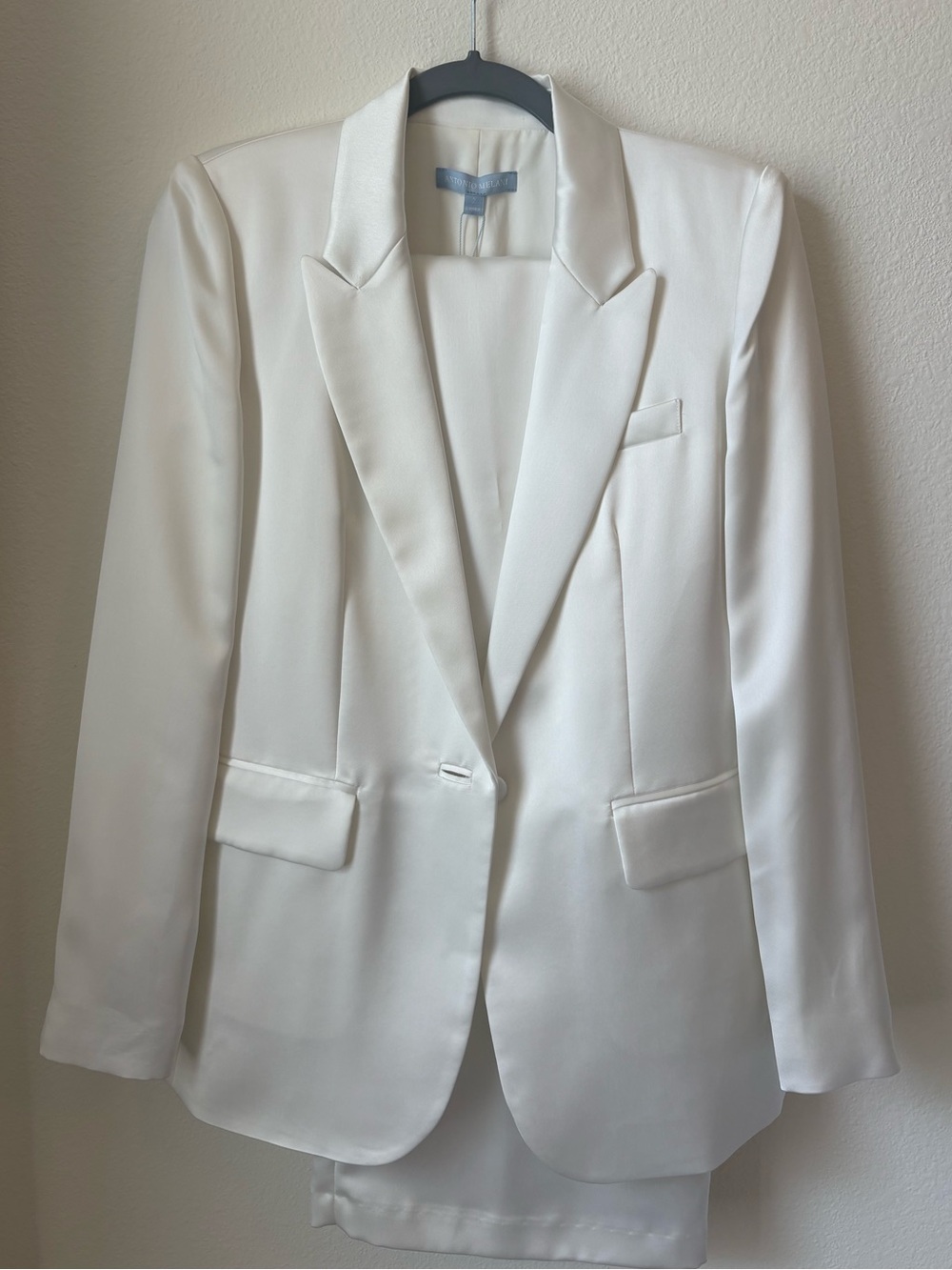 ANTONIO MELANI White Satin Set